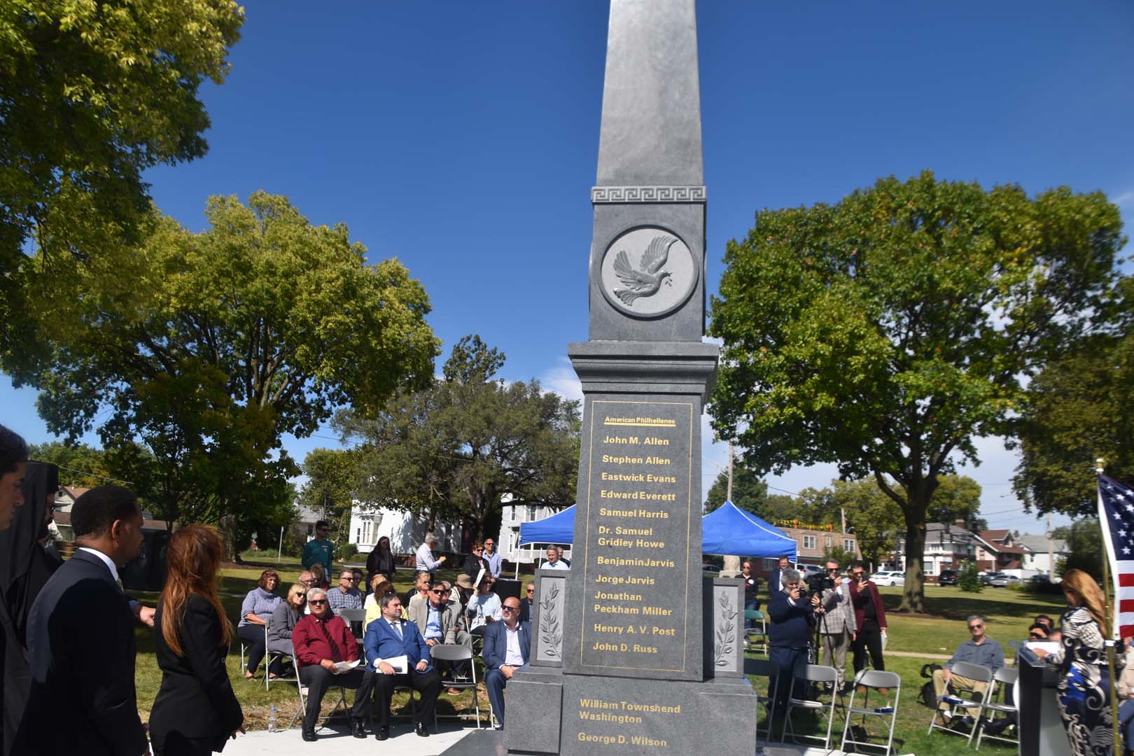 September 25th 2021 monument unveiled in Aurora Illinois