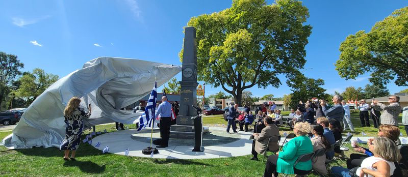 September 25th 2021 monument unveiled in Aurora Illinois