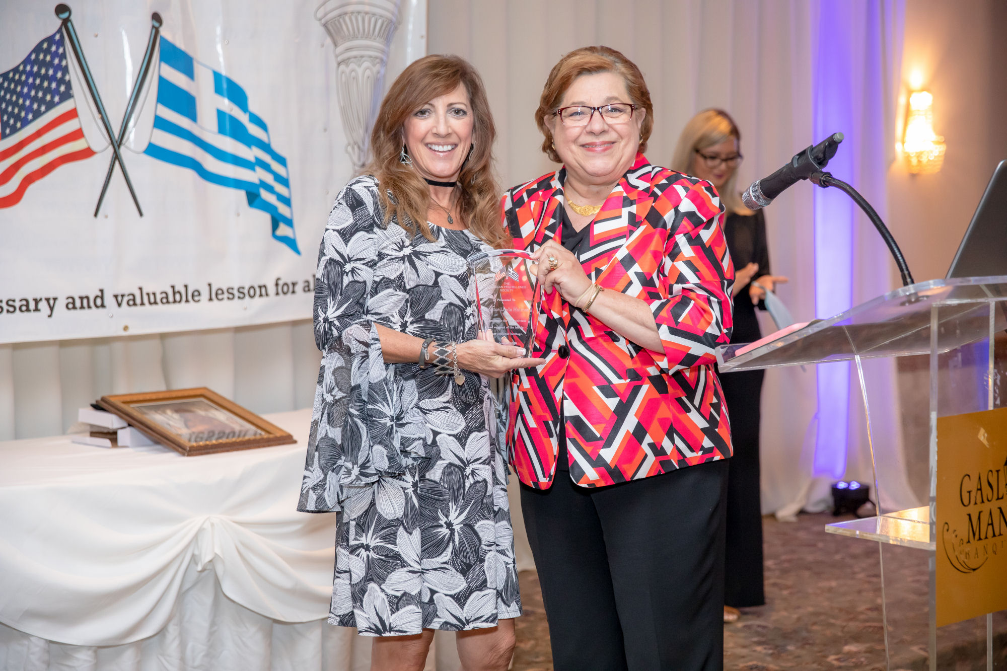 2019 Aurora-Honoree Illinois State Senator Linda Panagopoulos Holmes, Georgia Nikolopoulos