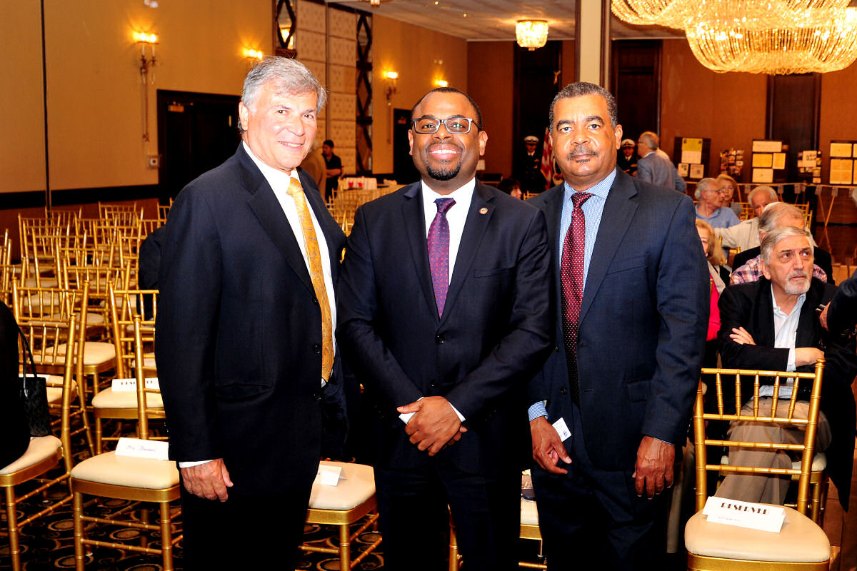 2019 Peter Zouras, Haitian Minister Emmanuel & Haitian Consul Jacques