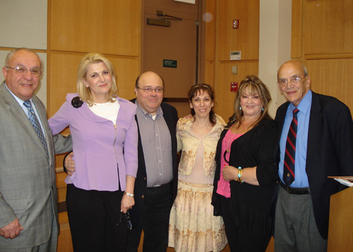 Panagiotis Nikolopoulos, Photini Tomai Constantopoulou, Dr. George Papadantonakis, Ioanna Efthymiadou (Consul General of Greece in Chicago), Graciela Konstantinis, Moses Konstantinis. 05/09/2012