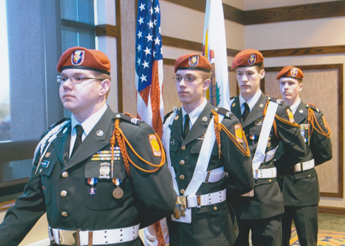 Honor Guard Marmion Military Academy, Aurora, IL