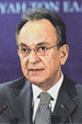 Picture of the speaker of Parliament Mr. D. Sioufas